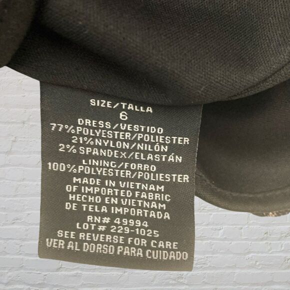 R & M Richards Glitter Lace Evening Cocktail Dress 6 Halter Cutout - Picture 16 of 16